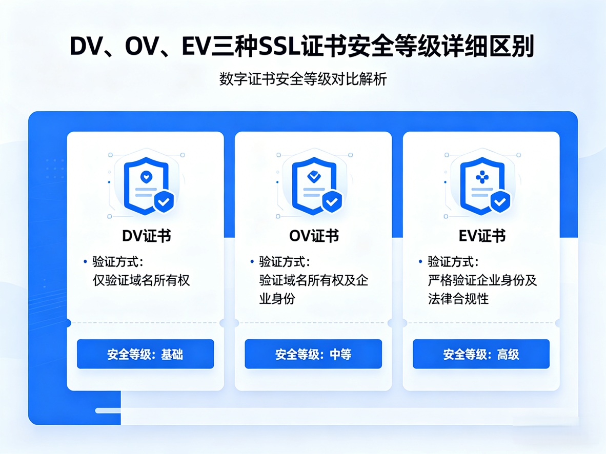 DV、OV、EV三种SSL证书安全等级有什么详细区别？.jpg