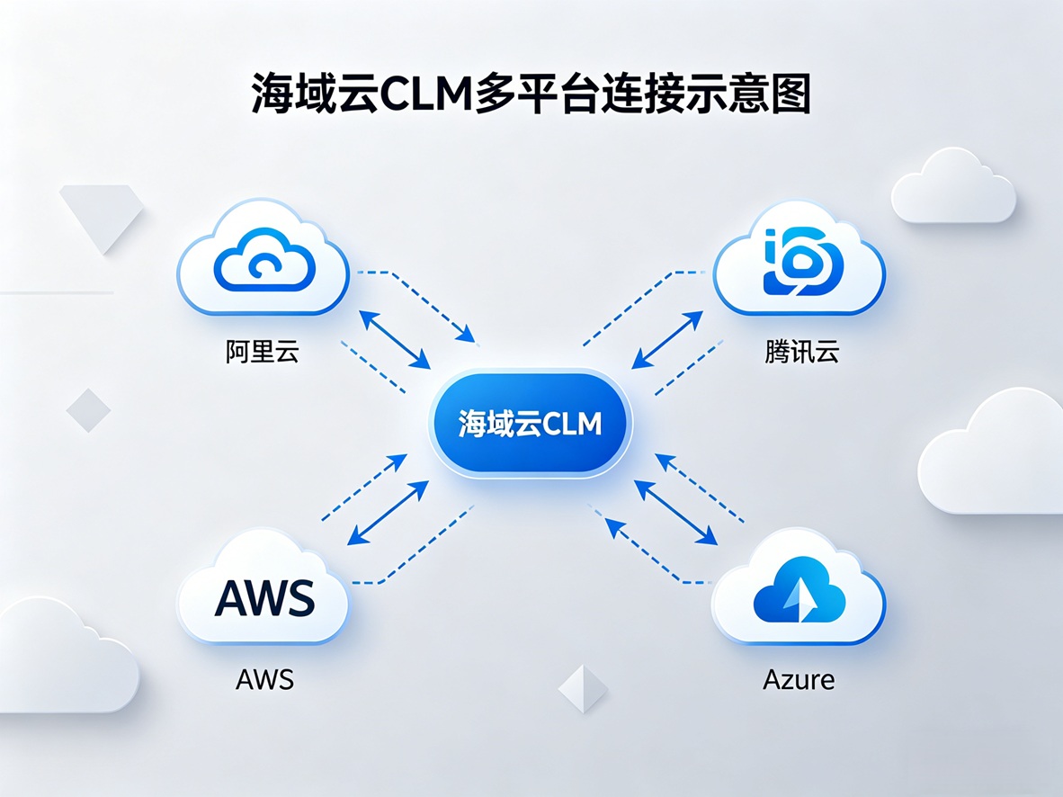 海域云CLM是如何连接到国内外的云平台的？比如阿里云、腾讯云、AWS、Azure等.jpg
