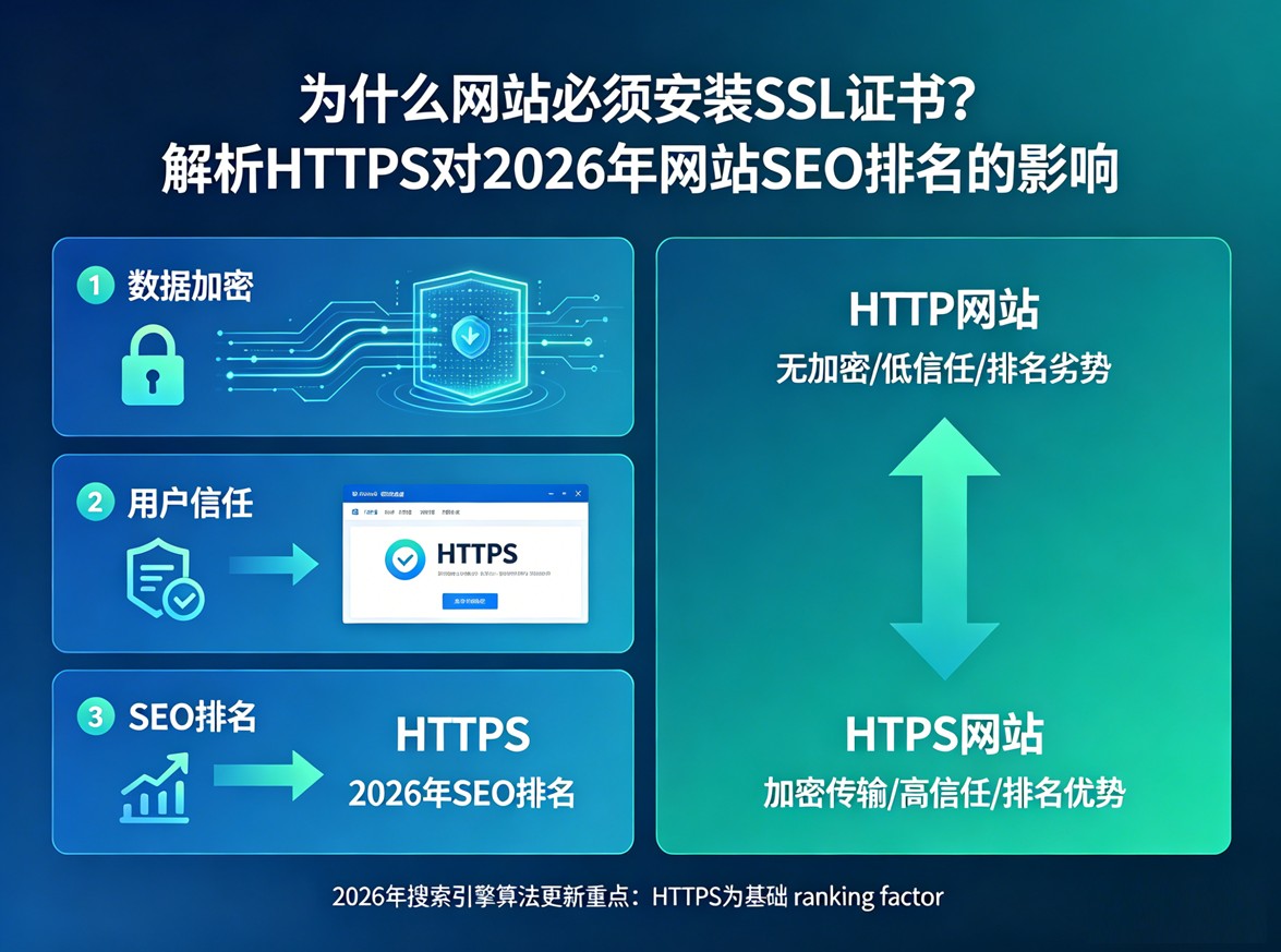 为什么网站必须安装SSL证书？解析HTTPS对2026年网站SEO排名的影响.jpg